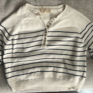 Sezane Leontine Ecru/Navy XS